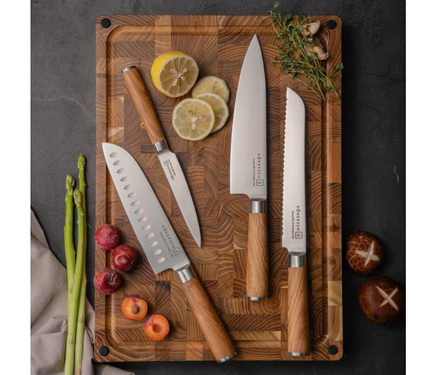 Kohersen Zestaw 4 Noży KOHERSEN Essence OLIVE WOOD - 1519413 - zdjęcie 3